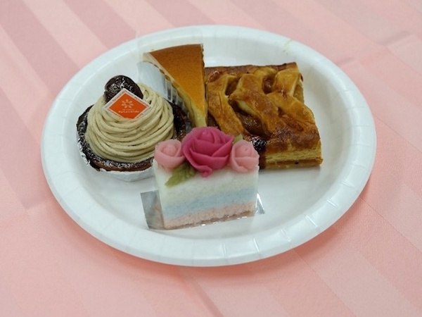 提供されたスイーツの写真